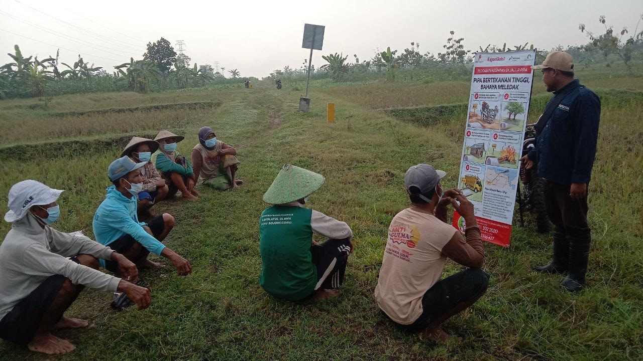 EMCL dan INSPEKTRA Berikan Sosialisasi Keselamatan Jalur Pipa Kedung Keris